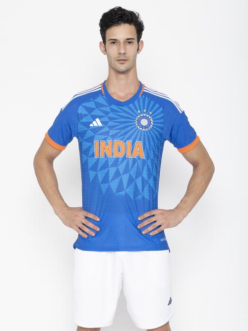 Adidas Official India Cricket T20 Jersey Men - Delta Store